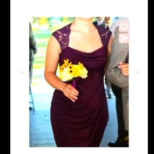 David's bridal bridesmaid gown